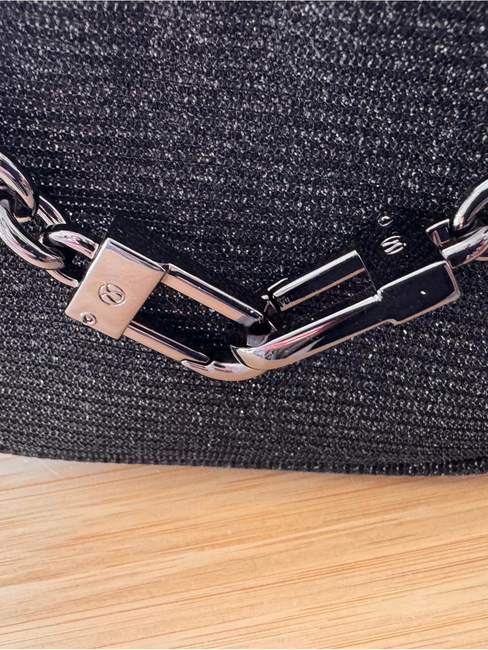 Lululemon City Essentials Nano Glitter Shoulder Bag Black